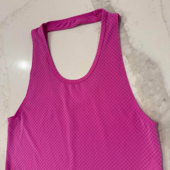 Nike ProMiler Breathe Athletic TankTop Womens XS Pink Activewear Workout Running - Picture 3 of 7